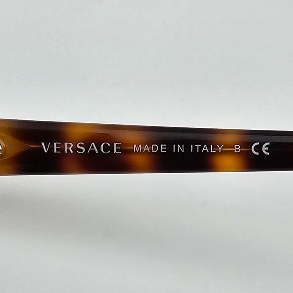 Versace Mod 4264-B 5061/13 Havana Rhinestone Frame Brown Lens Cat Eye Sunglasses main image 8